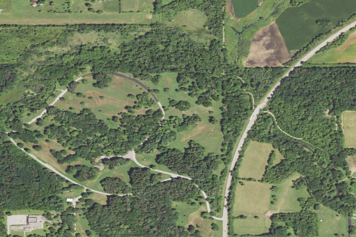 Aerial view of Anna Page Park East Course